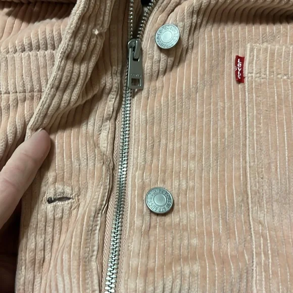Womens Plus 3x LEVIS corduroy button up jacket/shirt - Picture 3 of 4